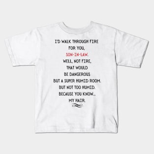 son in Law quote Kids T-Shirt